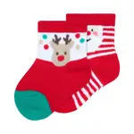 Underworks Infant Christmas Crew Socks