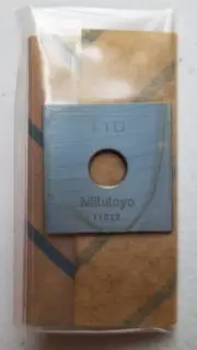 Mitutoyo 614570-521 1.10 MM Gauge Block, Square, Steel, ASME 00