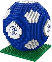 FOCO Officially Licensed FC Schalke 04 BRXLZ Bricks 3D Football Building Set 12+ yo
