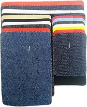 TEHAUX 18pcs DIY Sewing Patches for Denim Repair and Clothing Decoration Easy to Use Hand Sewn Durable Material for Bags Hats Shoes and More for Home and Tailor Shops