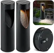Solar Pathway Lights Outdoor, Solar Lights Outdoor Waterproof with Brighter LED, Solar Powered Garden Lights for Yard, Modern Pathway Walkway Path Driveway Lights