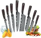 8Pcs knife Set Kitchen Butcher Chef Knives Stainless Steel Fruit Bone Cleaver