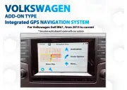Volkswagen Golf Mk7 GPS Navigation retrofit latest GPS Map add on Kit