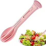 Travel Fork and Spoon Set | Portable Fork and Spoon Set - Flatware Serving Tool for Picnic Toddler School Dorm Offices Buffet RV