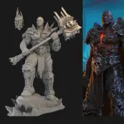 1/24 RESIN FIGURE Model Kit Storm War King Boy Unassembled Unpainted Toy NEW