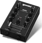 Gemini MM1 Professional Audio 2-Channel Stereo 2-Band Rotary Compact DJ Mixer wi