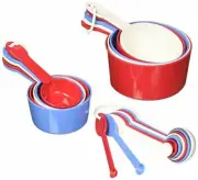Kitchen Plastic Cup & Spoon Measuring Combo Set (19 Pcs)