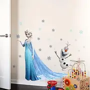 (Princess) - Decorstyle Giant Wall Decals for Kids Rooms, Nursery Peel & Stick, Large Removable Vinyl Wall Stickers. Premium, Eco-friendly, Bring Your Walls to Life (Princess)