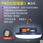 超亮便攜露營燈帳篷燈戶外照明燈充電式LED燈泡掛燈應急磁鐵野營【四季小屋】