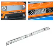 Car Front Face Grille Mesh Insect Net Trim For Jeep Renegade 2019+ Chrome 2pcs (for: Jeep)