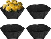 Felt Planter Liner | Felt Window Box Liners | Hanging Basket Liners Fabric Wall Trough Planter Flower Hanging Box Replacement | Non-Woven Liner for Flower Garden Fence Window Ou