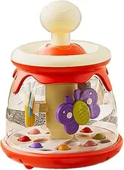Baby Suction Sensory Balls - Suction Spinner Toys | spinniing Wheel Toy | Rounded Abs Design High Chair Base Press and Rotate Action Promotes foccus Motor Skills and Sensory Learning