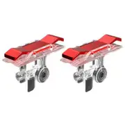 2Pcs Abs Mobile Phone Game Trigger Gamepad Joystick Controller Controllers & Attachments