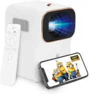 Xming Q1 SE Mini Movie Projector with WiFi, Bluetooth, HDMI iOS & Android 1080P