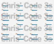 Code 3 Adhesive Vinyl Decals- Hanson logos - 1/50 1/76 1/64 1/87
