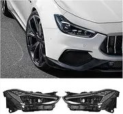 Upgrades Adaptive Matrix Full LED Headlights Compatible With Maserati Ghibli M157 Pre‑Facelift 2014 2015 2016 2017 Auto Accessories