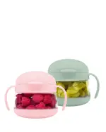 Ubbi Tweat Snack Containers, 2 Piece Set