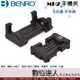 BENRO 百諾 MH2 手機夾 / 可折疊 輕巧好攜帶 支援48~100cm 1/4接口適用 三腳架 自拍棒