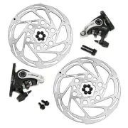 TRP Spyre Flat Mount Mechancial Disc Brake Set 160mm Rotors (Front + Rear)