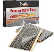 Tirellix Tubeless Tire Repair Plugs (4", 30-Pack), ⌀ 1/8" (3.5mm) Tire Plugs for MTB, Off-Road Bike, Car, Bicycle, Refill Strings for Tire Repair Kit