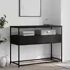 vidaXL Console Table Black 100x40x75 cm Engineered Wood OLL