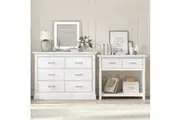Cosmoliving Ashford Chest Of 6 Drawers White Ashford Console Table
