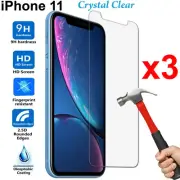 x3 Tempered Glass 9H Guard screen protector for Apple iPhone 11 Front