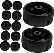12 Pack Wear-resistant Mower Wheels Replacement for Push Mower String Trimmer Pp Material Casters for Furniture Trolley
