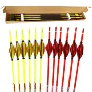 ID4.2 Archery Pure Carbon Arrow Spine 400 500 600 700 800 900 1000 for Bow Shoot