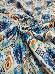 Floral Print Indian Cotton Fabric Dressmaking Sewing Natural Sewing Voile Fabric