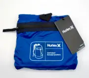 Hurley Renegade Packable BackPack Gym Bag Lightweight Blue/Black