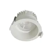MACRO Recessed LED Downlight White Polycarbonate 3CCT - MACRO DL105-WH3C