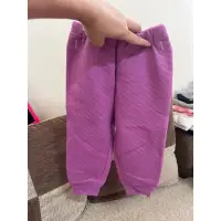 在飛比找蝦皮購物優惠-UNIQLO 80cm 紫色運動褲