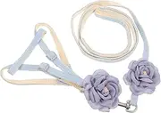 Cat Harness Pet Traction Strap Soft Comfortable Breathable Fashionable Pet Accessory