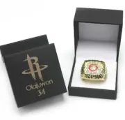 Hakeem Olajuwon Houston Rockets 1994 Championship Ring Display Box