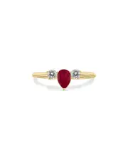 Gem Spark 14K 0.56 ct. tw. Diamond & Ruby Ring