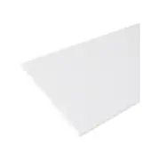 Practa 2400 x 600 x 25mm White Laminate Worktop