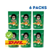 6x Koh Kae Chicken Flavor Coated Peanuts Thai Snack Picnic Party Camp 180 g