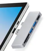For Surface Pro 7/7+ USB C Hub, 5-in-1 with 4K Compatible-HDMI Adapter+ USB C