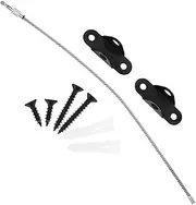 MOLUCKFU 2 Sets Proofing Furniture Anchors Tip Wall Straps for Bookcase and Cabinet Safety Easy Installation with Hardware Included Furniture Tip Kit for Protection