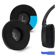 Geekria Cooling-Gel Ear Pads for JBL JR300, JR300BT, T450BT Headphones (Black)