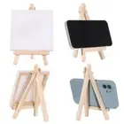 Back Stapled With stand Mini Easel Set Mini Canvas Drawing Painting Craft