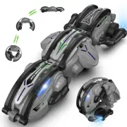 2025 Remote Control Car Snake 360° Rolling - RC Stunt Snake Car with LED Li