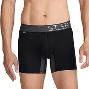 [STEP ONE] Mens Underwear Trunk Briefs, 1 Pair, Underwear for Men, Moisture Wicking, 3D Pouch + No Ride Up Trunk Briefs for Men