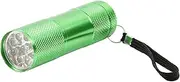 Vagocom 395nm Black Light UV Flashlight,Portable 9LED Ultraviolet Pen Torch Detector for Dog/Cat Pet Urine,Dry Stains,Matching with Pet Odor Eliminator(Green,Battery NOT Included)