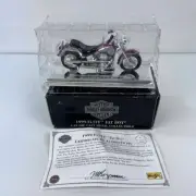 Harley Davidson 1999 FLSTF Fat Boy Maisto 1:18 Die Cast Metal Collectible Bike