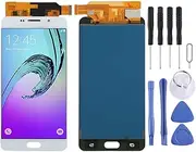LYX LCD Screen and Digitizer Full Assembly (TFT Material) for Galaxy A7 (2016), A710F, A710F/DS, A710FD, A710M, A710M/DS, A710Y/DS, A7100(Black)+Highly Recommended (Color : White)
