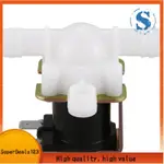 【SUPERDEALS123】3/8 英寸 12VDC 軟管倒鉤電動電磁閥塑料主體 12 伏直流用於自動水龍頭飲水機-無