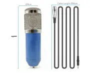 LOYOUTH BM800 Professional Suspension Microphone Kit Live Broadcasting Recording Condenser Microphone Set