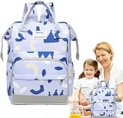 Multifunctional Baby Bag | Multifunction Mother Bag Baby Changing Bags | Large Capacity Waterproof Moms Travel Backpack for Baby Bottles, Diapers, Clothes